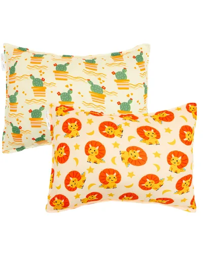 Miniatura 79 de ALVABABY Paquete de 2 fundas de almohada de algodón orgánico para niños pequeños, fundas de almohada para niños de 13 x 18 pulgadas o 12 x 16