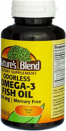 Miniatura 5 de Nature's Blend Aceite de pescado omega-3 inodoro 60 Sgels