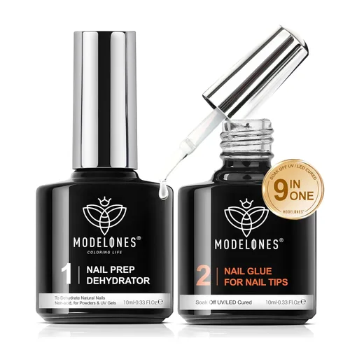 Miniatura 9 de Modelones - Capa superior y capa base de esmalte de gel de 15 ml, 0.5 fl oz, juego de actualización súper brillante, sin ácido, sin necesidad