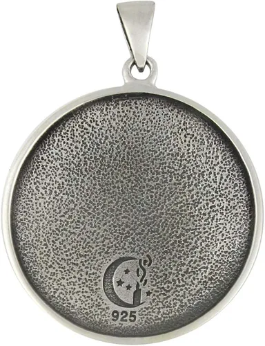 Miniatura 2 de Moonlight Mysteries Plata de ley Segundo pentáculo de Saturno Talismán para defensa, Metal