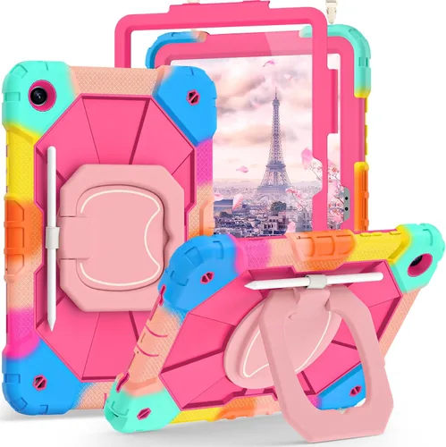 Miniatura 14 de Auizotl Funda para Samsung Galaxy Tab A9+/A9 Plus de 11 pulgadas (SM-X210/X216/X218) con protector de pantalla/soporte giratorio/soporte