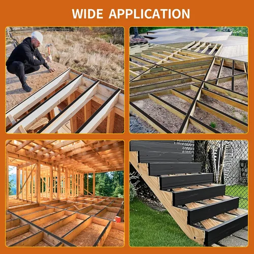 Miniatura 4 de Cinta para Viguetas de Terraza de 1-5/8" x 50', Paquete de 8 Cintas Impermeables de Butilo para Terraza, Cinta Autoadhesiva Resistente a