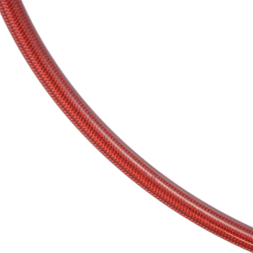 Miniatura 7 de X AUTOHAUX 23.6 in 23.62" Longitud 0.394 in ID motocicleta freno hidráulico manguera tubo tubo de manguera de acero inoxidable 28° cable trenzado