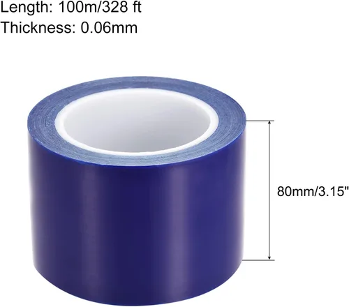 Miniatura 2 de MECCANIXITY Película protectora extraíble, 3.15 pulgadas x 328 pies, rollo de película protectora contra arañazos para muebles, electrodomésticos