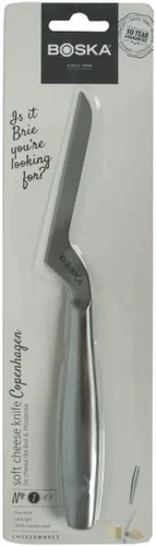 Miniatura 5 de BOSKA 357615 Copenhagen - Juego de cuchillos, 3 piezas., Cuchillo para quesos duros, promedio, Acero