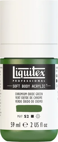Miniatura 93 de Liquitex Professional Soft Body - Pintura acrílica, botella de 2 onzas (59 ml), blanco titanio Titanio Blanco