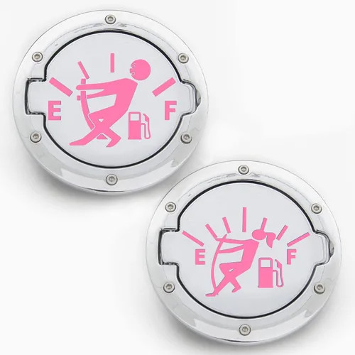 Miniatura 19 de 2 calcomanías divertidas para automóvil, calcomanías vacías para medidor de gas, gráficos de alto consumo de gas, calor y resistente al agua, no se