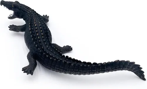 Miniatura 5 de Gemini&Genius Juguetes de Cocodrilo, Mundo de Vida Silvestre Animales de Plástico Suave Animales de la Selva Figura de Acción de Caimán Excelente