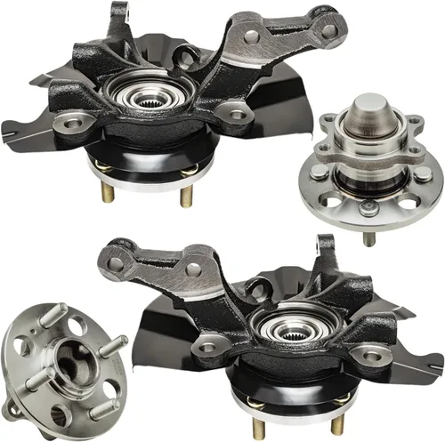 Miniatura 76 de Detroit Axle - Conjunto de manguetas de dirección delanteras de 2 piezas para Hyundai Accent 06-11, 2 manguetas de dirección y conjunto de buje