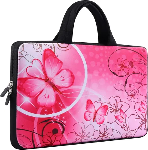 Miniatura 10 de iColor 11 11.6 12 12.1 12.5 Bolso de transporte para laptop, funda para Chromebook, portátil, ultrabook, tableta con asa, tote de neopreno