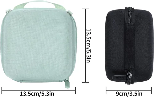 Miniatura 8 de Lebakort Funda de almacenamiento compatible con cámara instantánea Fujifilm Instax Mini 12/11 (funda rosa rubor)