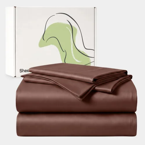 Miniatura 8 de Vesta Juego de sábanas, suave, transpirable y refrescante, 100% viscosa derivada de bambú, perfecto para un sueño cómodo, incluye 1 sábana bajera, 1