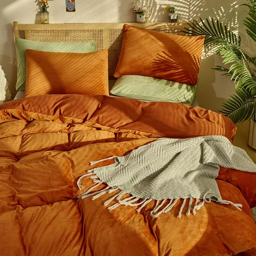 Miniatura 11 de CLOTHKNOW - Juego de edredón verde militar tamaño completo de 3 piezas, juego de ropa de cama verde oscuro, edredón suave con 2 fundas de almohada