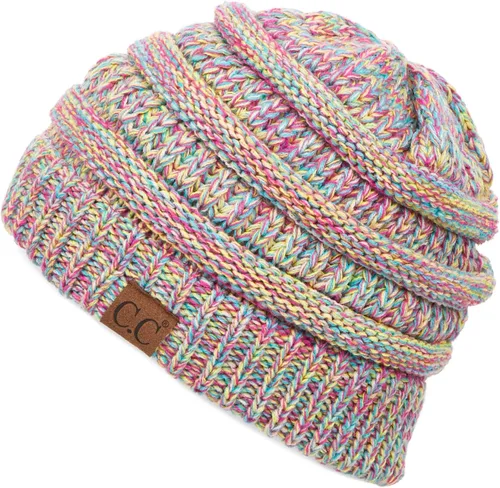 Miniatura 463 de C.C Trendy Warm Chunky Soft Stretch Cable Knit Beanie