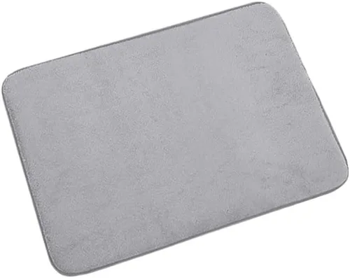 Miniatura 4 de Alfombra de Baño Super Absorbente, Felpudo De Espuma Viscoelástica, Antideslizante, Para Suelo Lateral De Bañera, Ducha, Inodoro Alfombra de baño