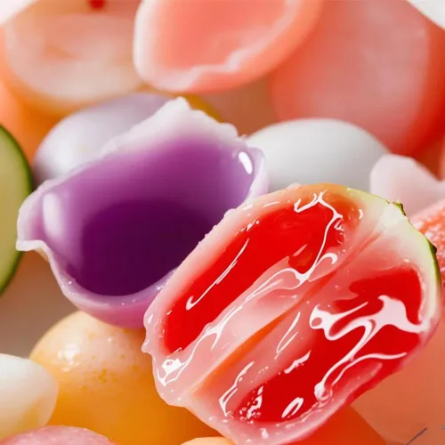 Miniatura 4 de Caramelos de cera masticables con centro de jarabe dulce, 7.05 onzas, sabores de frutas mixtas, múltiples formas, para eventos sociales (7.05 oz)