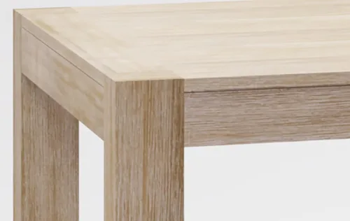 Miniatura 5 de Midtown Concept Vichy - Juego de mesa rectangular para patio, 9 piezas, madera de eucalipto, ideal para interiores, color marrón
