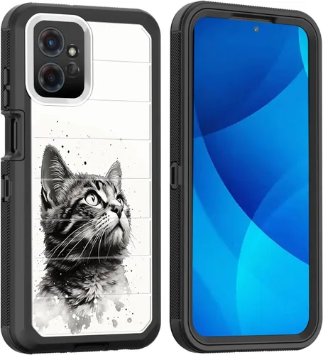 Miniatura 107 de Funda para Moto G Play 4G 2024, cuerpo completo, protección contra caídas, resistente, 3 capas, militar, resistente, duradera, para Motorola Moto G