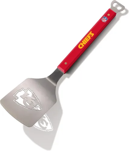 Miniatura 15 de YouTheFan NFL Sportula (espátula) de acero inoxidable de 18 pulgadas con abrebotellas
