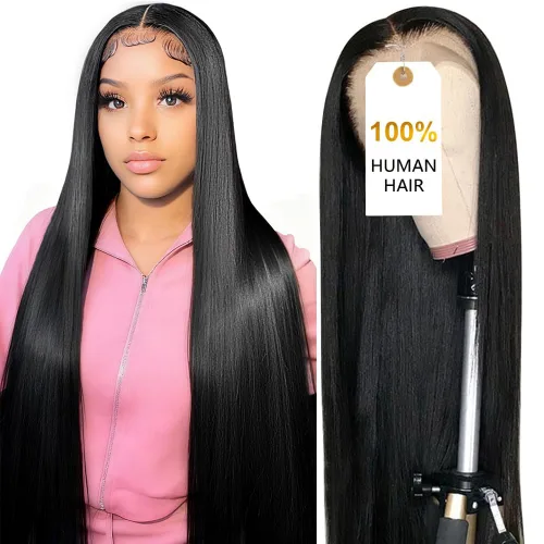 Miniatura 23 de CUTE BEIN Pelucas de cabello humano con encaje frontal HD de 13 x 6 pulgadas de densidad 250, [2 años de vida útil, 9.12 onzas], pelucas de cabello