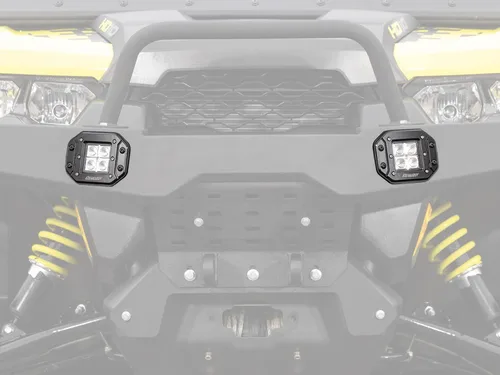Miniatura 3 de SuperATV Luces LED tipo cubo de montaje empotrado de 3 pulgadas para UTV (ajuste universal), incluye arnés de cableado e interruptor basculante