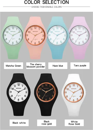 Miniatura 6 de XCZAP Reloj electrónico impermeable del cuarzo de las señoras de los deportes de la serie
