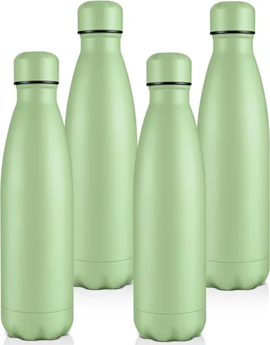 Miniatura 22 de Volhoply Botellas de agua aisladas de 25 onzas, paquete de 1/2/4, termo de acero inoxidable de doble pared que mantiene el frío y el calor, botella