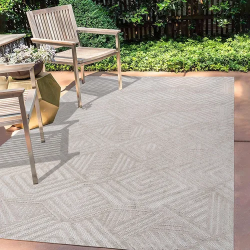Miniatura 9 de Eyely HBS103B-28 South Beach Jordan - Alfombra de pasillo geométrica Art Deco para interiores y exteriores, estilo bohemio, casual, dormitorio