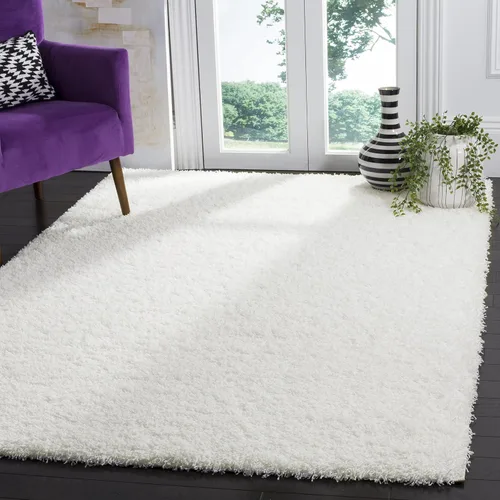 Miniatura 61 de SAFAVIEH Laguna Shag Collection - Alfombra decorativa, 2 pies 3 pulgadas x 4 pies, color beige, diseño sólido, no desprende pelusa y de fácil