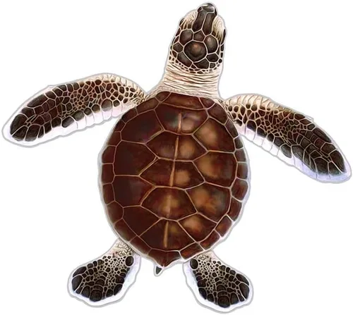 Miniatura 8 de Mosaico de porcelana para piscina estilo A para cría de tortugas (estilo A - 5 x 5 pulgadas, marrón)
