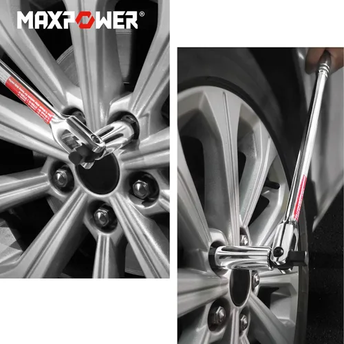 Miniatura 6 de MAXPOWER Barra de disyuntor de 15 pulgadas con mango flexible de 1/2 y 3/8 de transmisión