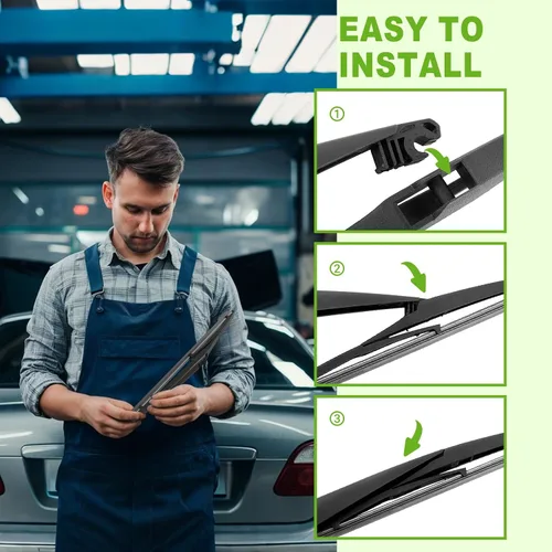 Miniatura 5 de PARRATI® Repuesto del limpiaparabrisas trasero para Toyota RAV4 2013-2018, limpiaparabrisas trasero, silencioso y fácil de instalar (10 pulgadas)