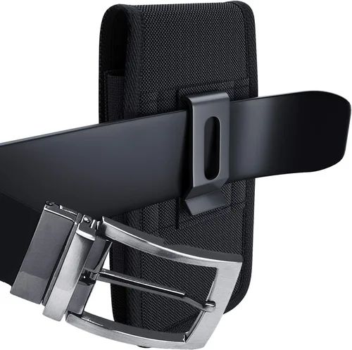 Miniatura 4 de PiTau Funda para iPhone SE, iPhone 8, 7, 6s, 6 con clip para cinturón, correa de transporte para cinturón