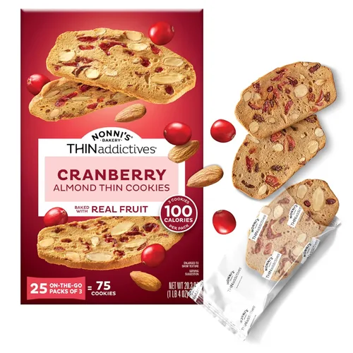 Miniatura 10 de Nonni's, Galletas finas de arándano, 4.4 onzas