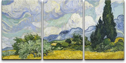Miniatura 114 de Lienzo decorativo para pared - cuadro con estampado Giclée para decoración del hogar Noche estrellada sobre el Ródano