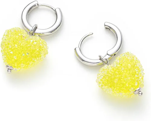Miniatura 3 de C.Paravano Aretes de aro de oro de 18 quilates y plata esterlina para mujer