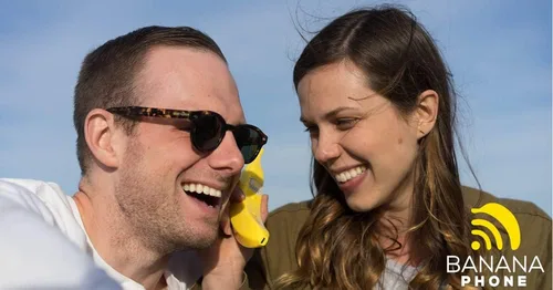 Miniatura 4 de Auricular Bluetooth Banana Phone para dispositivos móviles iPhone y Android (Banana única)