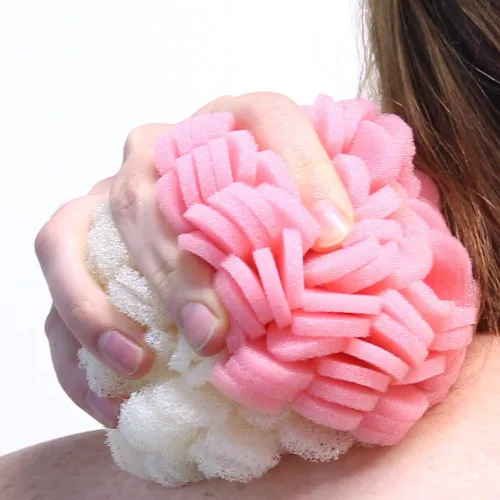Miniatura 2 de Body Buff – Esponja de espuma para exfoliación y limpieza – Elimina aceite, suciedad, impurezas y piel muerta – Piel sensible, seca, grasa o mixta