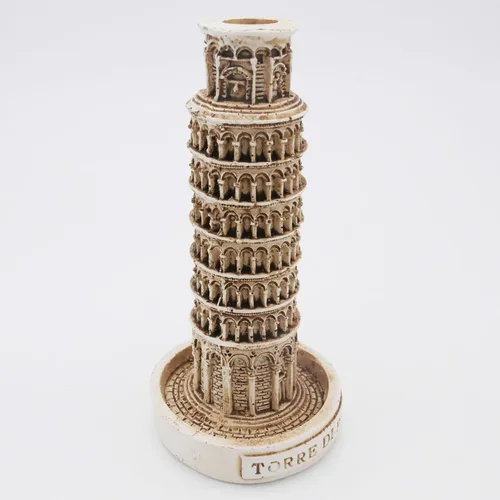 Miniatura 3 de Adorno de la Torre Inclinada de Pisa para Acuario de Peces, Decoración para Reptiles, Tortugas, Lagartos, Arañas, Acuarios, Terrarios, Construcción