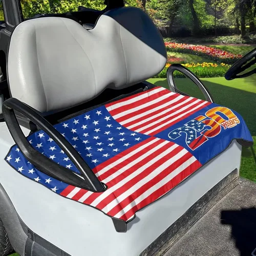 Miniatura 23 de Fundas de asiento de carrito de golf, toalla de manta de asiento de carrito de golf, cubierta de asiento de carrito de golf para asientos de 2