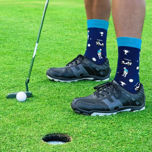 Miniatura 2 de Divertidos calcetines de golf para hombres, regalos de golf geniales para papá, él, amigos y compañeros de trabajo, accesorios novedosos, rellenos