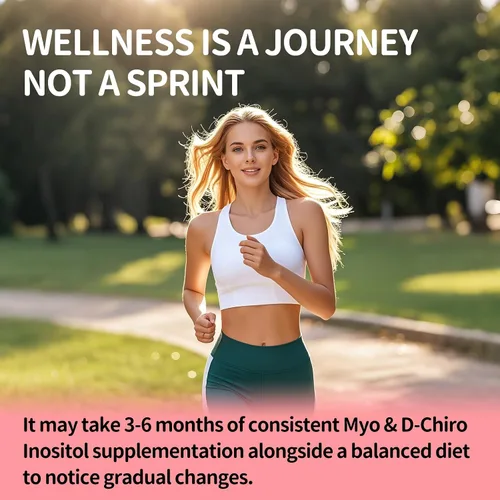 Miniatura 7 de Myo-inositol y D-Chiro Inositol (proporción 40:1) - Apoya el equilibrio hormonal, la fertilidad y la salud ovárica - 120 cápsulas veganas, paquete