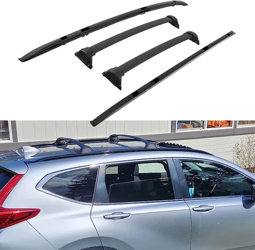 Miniatura 9 de Portaequipajes para techo, rieles laterales y barras transversales compatibles con Honda CRV CR-V 2017-2022 Kit de rieles y barras transversales