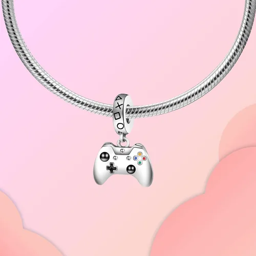 Miniatura 186 de LUXILLA Abalorio de plata de ley 925 para madre, hija, abuela, para familia, amor, madre, hija, abuela, para pulseras, collares, dijes, abalorios