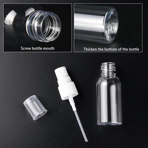 Miniatura 3 de TRENDBOX Botella de spray de niebla fina de plástico transparente vacía, Claro