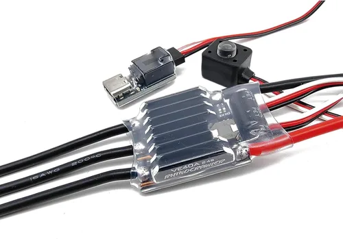 Crawler ESC sin escobillas AM32 VE40A BEC 5.2 ~ 8.2V para 1/10 1/12 escala Crawler Car Traxxas Axial MOA Ventru RC Crawler Pro Shafty Comp (Crawler