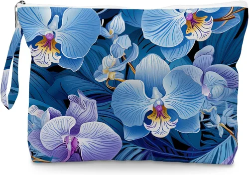 Fokongna Bolsa húmeda de hojas de palma Bolsa de viaje en seco y húmedo Bolsa de playa Bolsa de pañales Bolsa húmeda para traje de baño Bolsa de