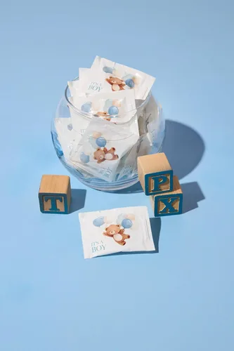 Miniatura 3 de SIMPLY Menta "It's a Boy!", mentas de menta envueltas individualmente, 50 paquetes a granel (2 por paquete), revelación de género, baby shower