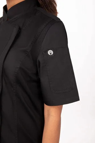 Miniatura 5 de Chef Works Abrigo de chef Springfield para mujer