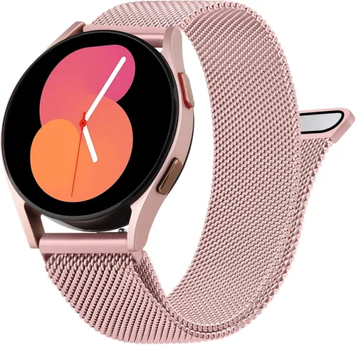 Miniatura 8 de Correas de repuesto para Samsung Galaxy Watch 5, 1.57, 1.73 y 1.77 pulgadas, de acero inoxidable para mujeres y hombres